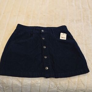 NWT Free People Corduroy Mini Skirt